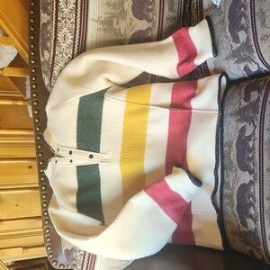 Hudson Bay Blanket Lands End Sweater Pullover